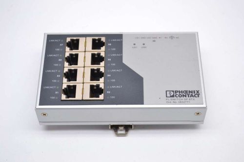 Phoenix contact 2832771 sf 8tx industrial ethernet fl 24v-dc switch b454567 for sale