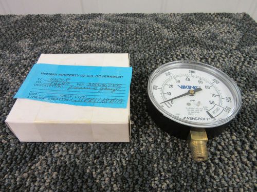 ASHCROFT VIKING AIR PRESSURE GAUGE GAGE FIRE PROTECTION 0-550 PSI 35-W1005P NEW