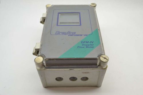 Greyline dfm-iii dfm-iv doppler 120v-ac flow meter transmitter b401230 for sale