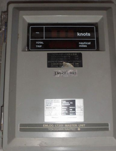 Electro magnetic speed log em log lt201 master unit,yokogawa for sale