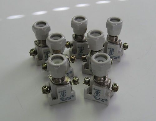 Lot of 5 - fuji ceramic fuse holder, 41-8746, 30a, 300v, w/fuse, warranty for sale