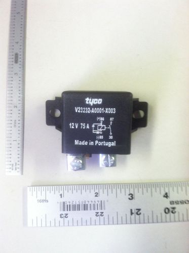 TYCO 12V 75A Electromagnetic Relay V23232-A0001-X003 NSN 5945-01-539-5349 L1714
