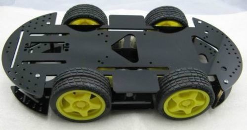 New 4wd robot smart car kits chassis w/ mobile platform 4 wheels for sale