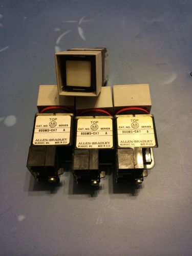 4 Allen Bradley 800MS-CA7 Series A Push Buttons New Old Stock