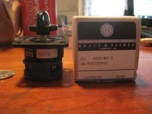 3 Pieces KRAUS &amp; NAIMER Relay C11 A210-401 E Switch. NEW.