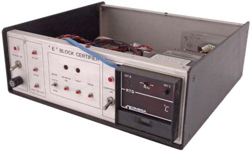 Omega 4201-p-c2 rtd temperature controller +e block certifier enclosure parts for sale