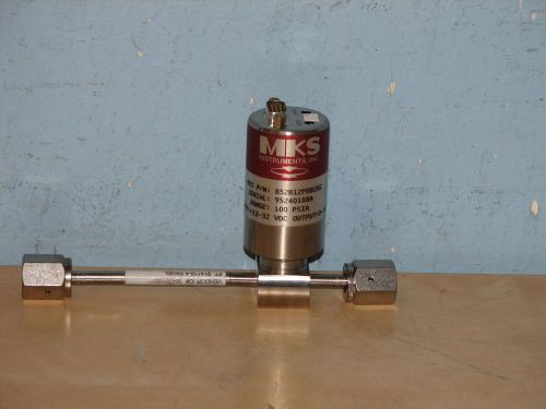 Mks baratron 852 b 100 psia pressure transducer manometer 852b12pbb2gc for sale