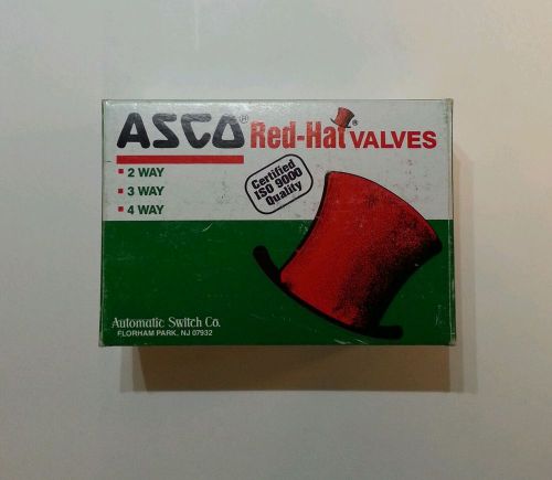 NEW! ASCO Red Hat Valve kit 182-855 Packless, Solenoid pilot Controlled