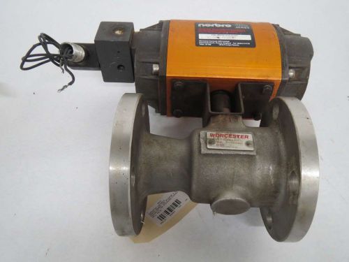 Worcester controls 20af51-6666rt-150 2in pneumatic actuator ball valve b395227 for sale