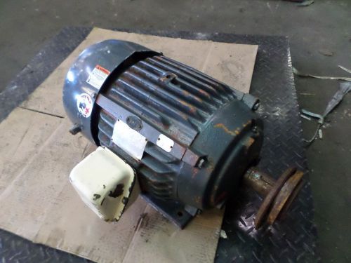 Us electrical motor 20hp ph3 256t:fr 230/460v 1770rpm type:cte used for sale