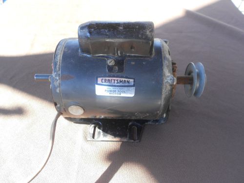 Craftsman  capacitor start dual shaft motor for sale