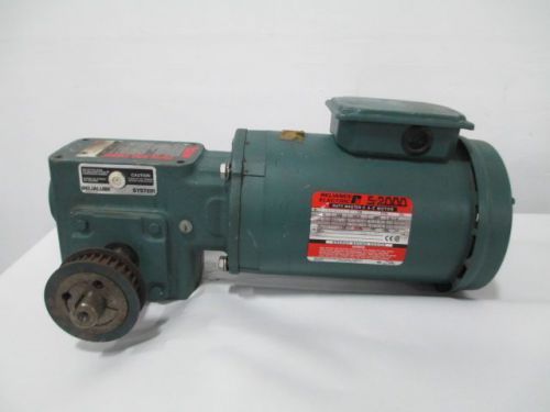 Reliance p56h1474r 5315901 s-2000 7:1 2hp 230/460v 1725rpm gear motor d250233 for sale