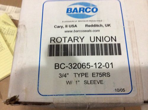 Barco 3/4&#034; rotary union BC-32065-12-01 NOS