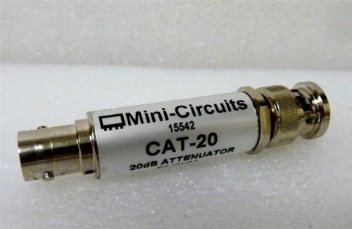 NEW Mini-Circuits CAT-20 20dB Attenuator 50 Ohm DC 1500MHz 15542