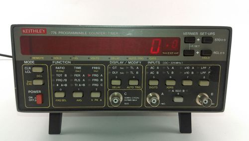 Keithley Instruments Model 776 Programmable Counter / Timer: 225 MHz, 2 Ch