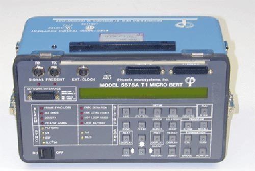 Phoenix microsystems 5575a t1 micro-bert t-carrier test set for sale