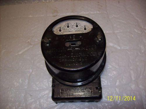 Vintage Sangamo Electric Co, Type H, 5amp, 110Volts
