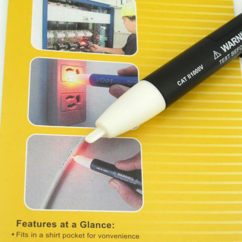 90~1000V Voltage Detector Pen Non-Contact AC Tester Pen