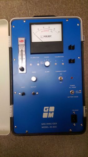 Gow-mac fumigant gas tester model 20-800-n2 s/n k58503 for sale