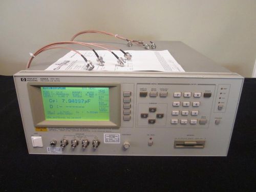 Hp / agilent 4284a 20hz-1mhz precision lcr meter w/ opt 001 &amp; 006 - calibrated! for sale