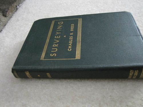 BOOK SURVEYING CHARLES BREED MIT