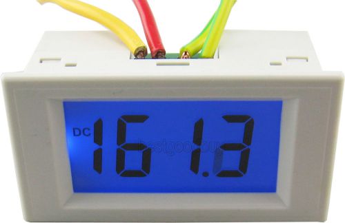DC voltmeter volt panel meter voltage Monitor gauge tester LCD display 0-199.9mV