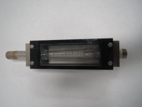 Brooks r-8m-75-1 tube flowmeter 1/2in npt 0-2.5gpm sp gr 10 b201327 for sale