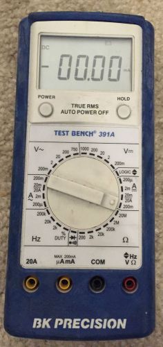 bk precision multimeter test bench 391A