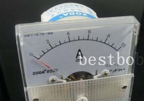 Analog AMP Current Panel Meter DC 0~10A Ammeter 85C1 Brand New