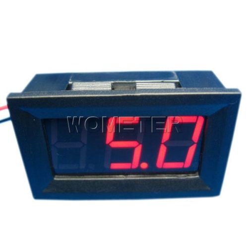 0.56&#034; Digital 0-100V Voltmeter Red LED Powered Voltage 4.5-30V Panel Meter