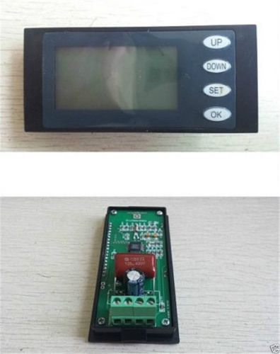 Ac 100a 0-22000w led power meter voltage kwh time watt voltmeter ammeter with ct for sale