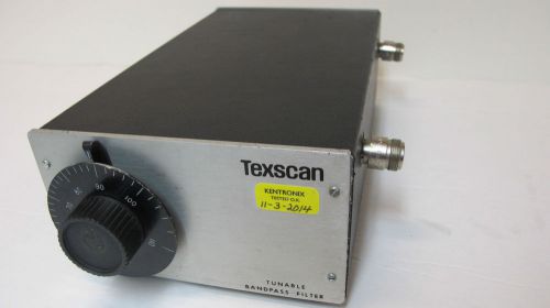 Texscan 5VF55/110-5-75-AA Variable Filter.  55 to 110MHz, 5 Sections.  75 Ohms.