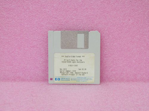 Agilent/HP 01652-13502 Software, 3.5&#034; Floppy Disk, PV Self-Tests