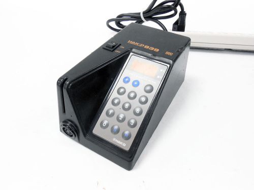 Hakko 939-1 programmable digital soldering station temperature lockout - c for sale