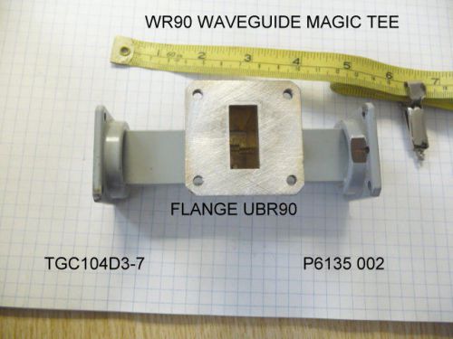 WAVEGUIDE MAGIC TEES WR90 UBR100 FLANGES (4 PORTS WAVEGUIDE)