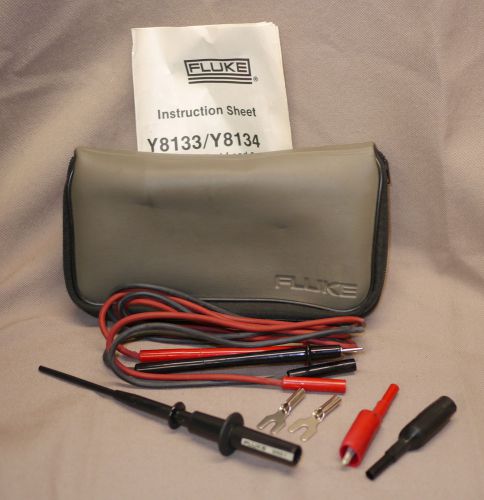 FLUKE Y8133 Y8134 TEST LEAD SET AND CASE MULTIMETER REPAIR ELECTRICAL COMPONENT