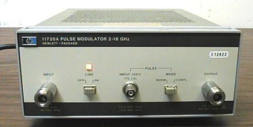 H.P. Pulse Modulator Model # 11720A