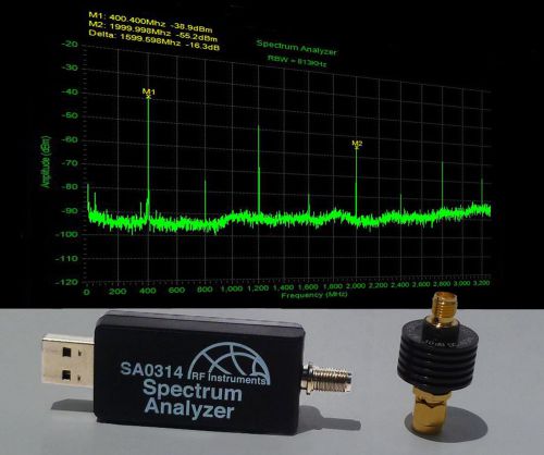 Usb rf spectrum analyzer 3.3ghz for sale