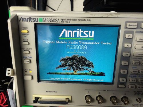 ANRITSU MS8608A  Digital Mobile Radio Transmitter Communications Service MONITOR