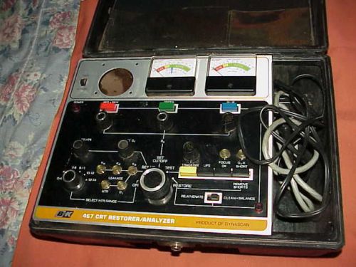 B&amp;K MODEL 467 CRT TESTER, METER MISSING (UNTESTED, PARTS OR REPAIR)