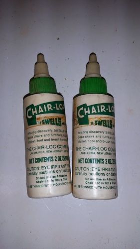 2 BOTTLES OF CHAIR-LOC WOOD CHAIR REPAIR
