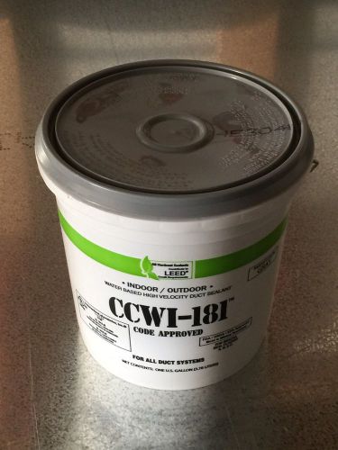 Grey duct sealer water base high velocity-ccwi-181,1/gal pail, more than 1 avail for sale