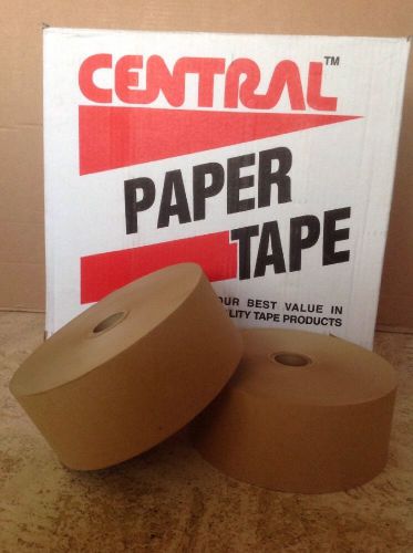 Central Natural Paper Tape 3&#034; x 600&#039; 160 Grade 2 Rolls USA