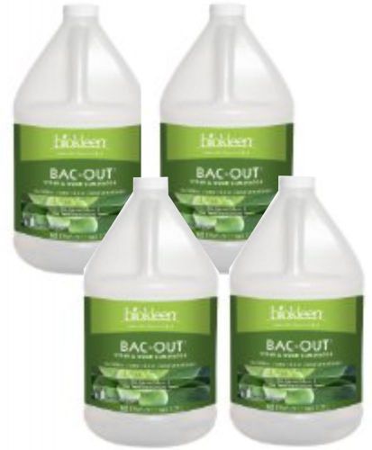 Biokleen bacout bac-out stain &amp; odor eliminator 4-1 gal for sale