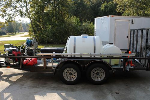 PRESSURE WASHER TRAILER MOUNTED COLD WATER 3500 PSI 5.5 GPM