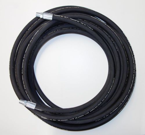 High Pressure hot water Hose 3/8&#034; 2 Wire SteelBraided INDUSTRIAL 100 feet