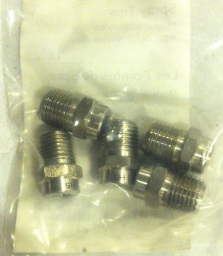 (5)  ar north america nzm-15065 size 6.5 pressure washer ss 15° spray nozzles for sale