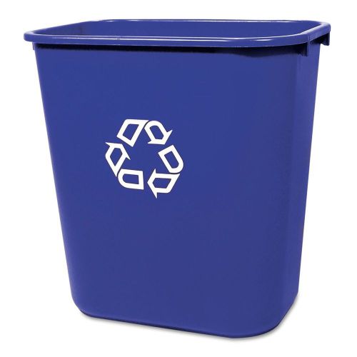 Rubbermaid Deskside Recycling Container Blue 28 1/8 qt - Brand New Item