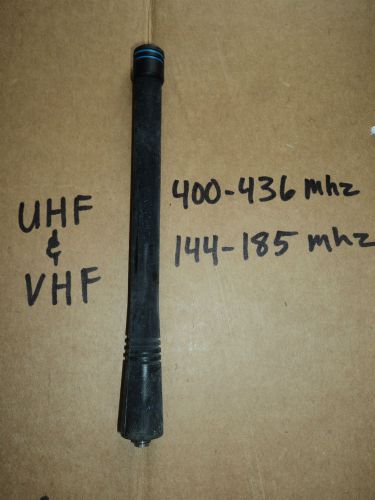 1 VHF &amp; UHF DUAL BAND Antenna W/ SMA Connector ICOM Kenwood Hytera Baofeng