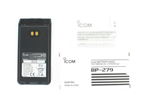 NEW ICOM BP-279 7.2V/1485mAh Li-Ion Battery for IC-V88 IC-F1000 IC-F2000 T/S